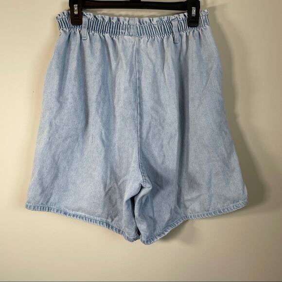 Vintage Disney‎ Mickey Mouse High Rise Light Wash Mom Shorts Size 14 - Picture 5 of 10